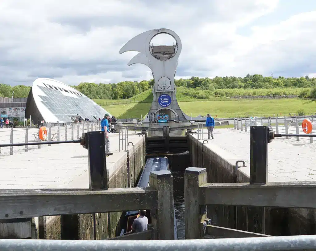 the Falkirk Wheel, part of the new John Muir Way, private tours from Private tours Edinburgh