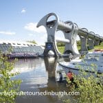 falkirk wheel tours, tours of Scotland, Optional extra - You can take a Falkirk Wheel boat trip and sail up the Union canal 