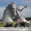 Kelpies tours , the Helix Falkirk, visit the amazing Kelpies , , the largest equine sculptures in the UK