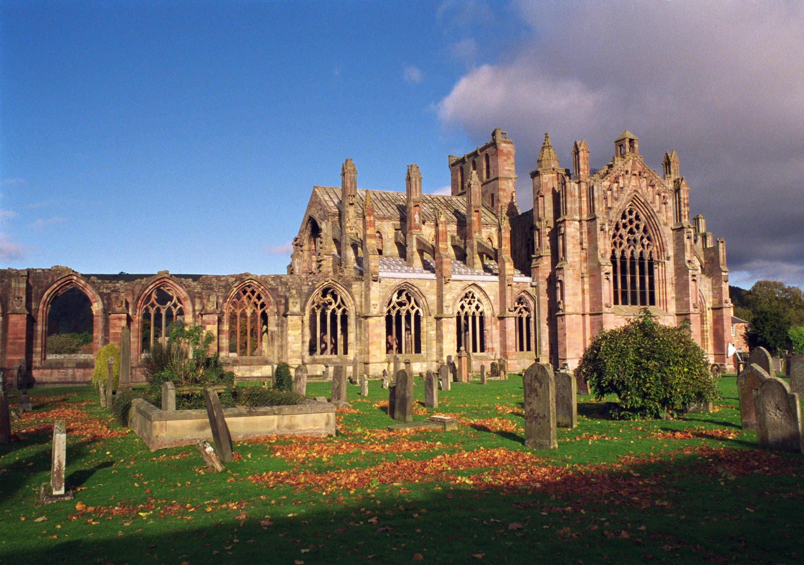 Melrose Abbey , Melrose, the Borders, Scotland. Tours of Scotland from Edinburgh