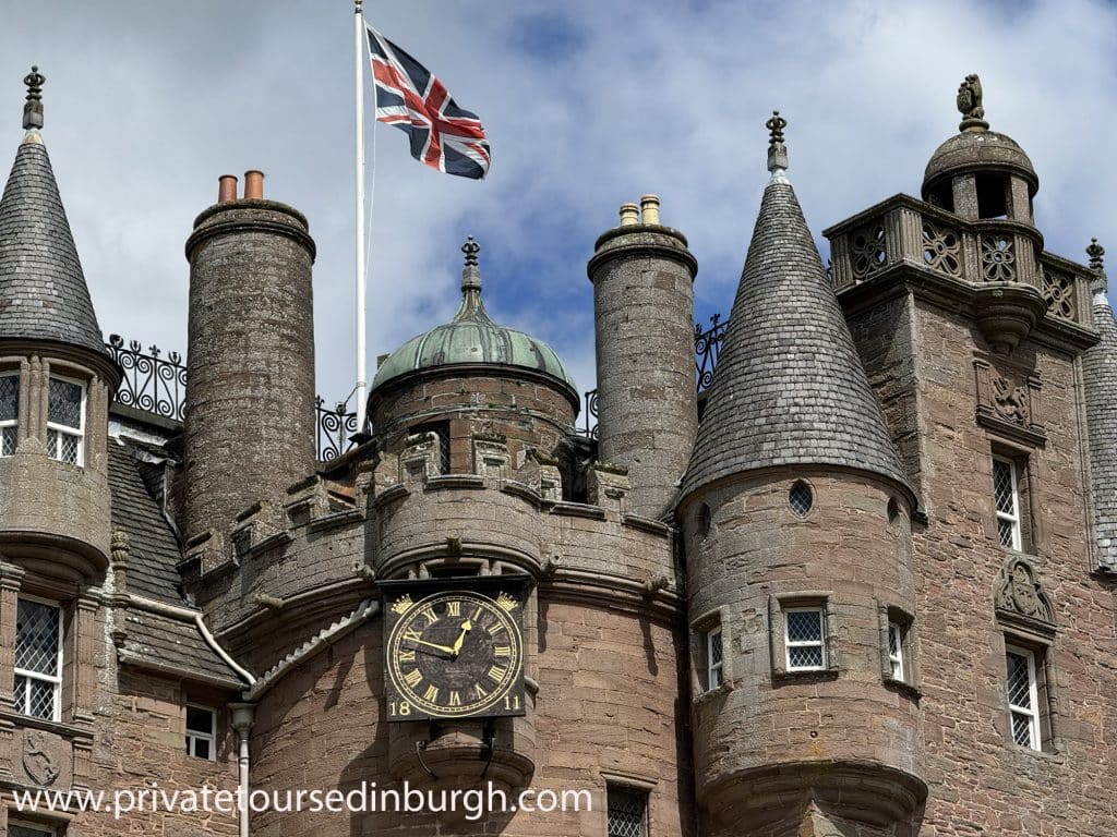 Glamis castle , Crown castle tours , Scotland