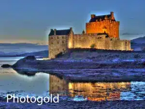 Eilean Donan Castle 314 HDR unique canvas prints , the Highlands , Scotland, Photogold prints