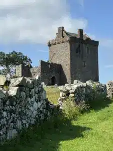 blood of my blood filming locations , Castle Leathers , Balvaird castle