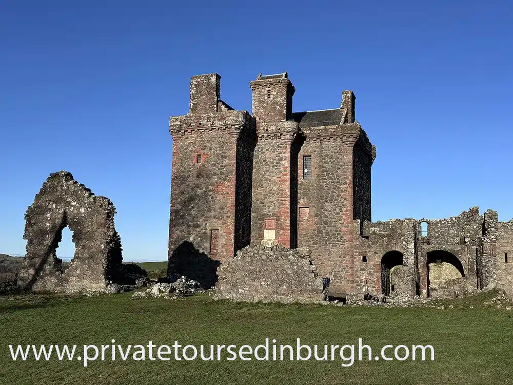 balvaird castle , leathers outlander blood of my blood tours